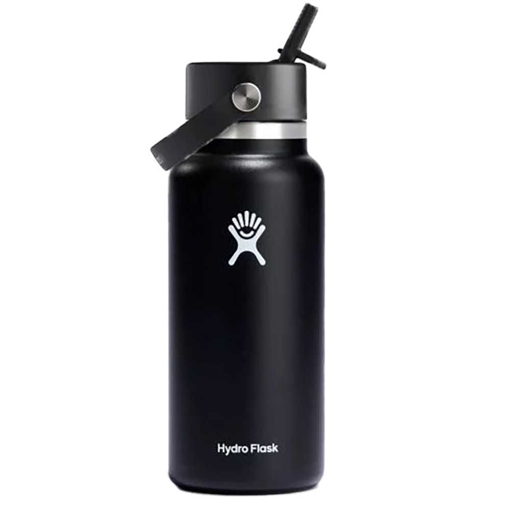Hydroflask Wide Mouth with Flex Straw Cap 32 oz in Black